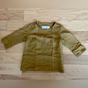 Not Perfect Linen 3/4 shirt